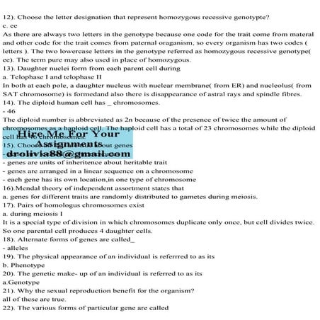 12). Choose the letter designation that represent homozygous recessi.pdf