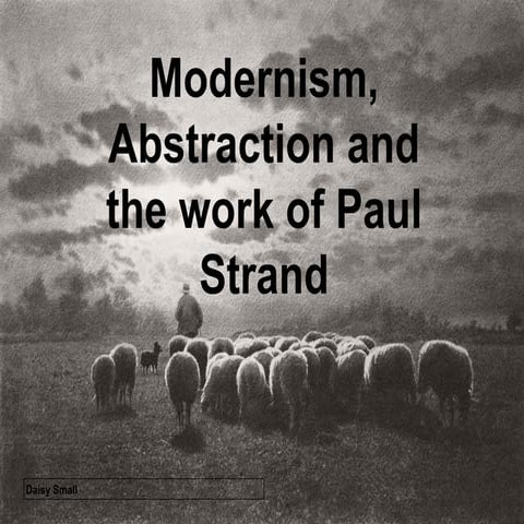 12-24 - Modernism and the work of Paul Strand.pdf