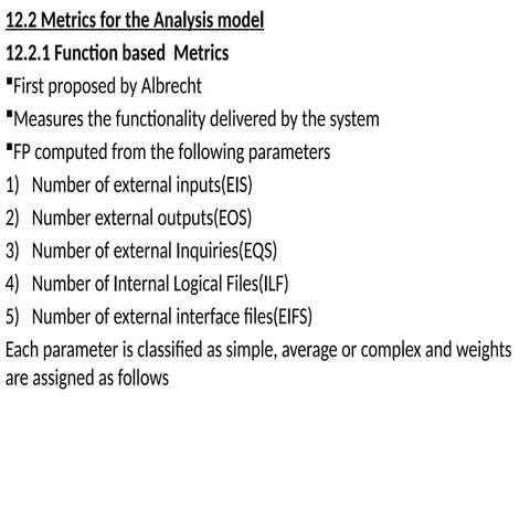 product metrics use ful for engineering students of 3-1 sem jntuk
