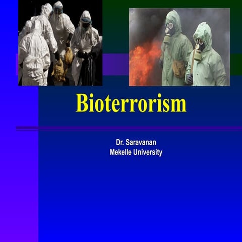 12. Final - Bioterrarism for medical.ppt