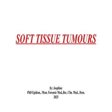 12. SOFT TISSUE TUMOURS systemic pathology