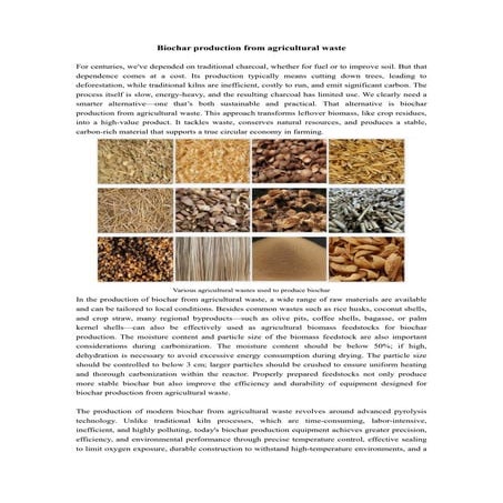 Making charcoal from cow dung :DOING Holdings biochar pyrolysis machine ...