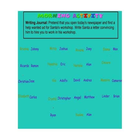 12.6.11 classwork   tuesday