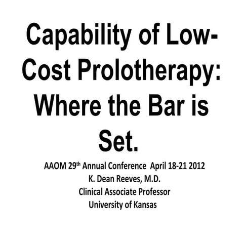 12 aaom reeves am lecture april 21 - capability of low cost ...