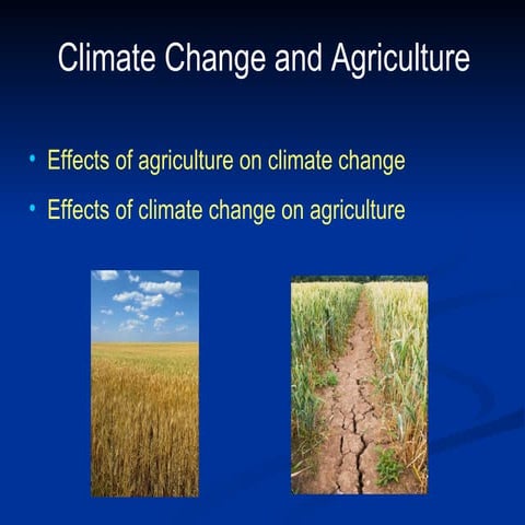 12   agriculture and climate