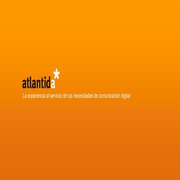 Presentación Atlantida en Networking Day moviforum 