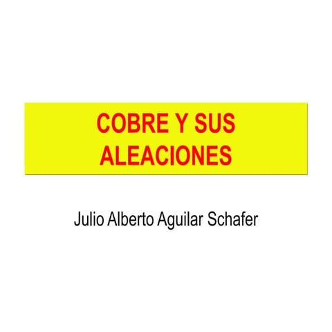 12 cobre aleaciones