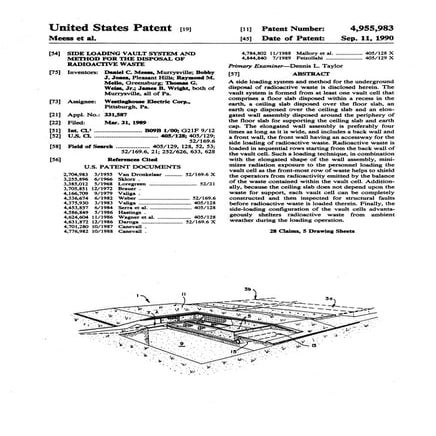 12 daniel c. meess - 4955983 - side loading vault system and method for ...