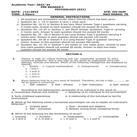 Life skills objective type question and answers | PDF