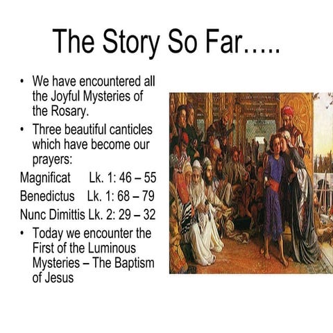 12 Jesus  Baptism, Temptations And  Public  Ministry