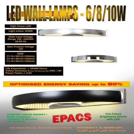 12 led-6 8-10_w-wall lamp