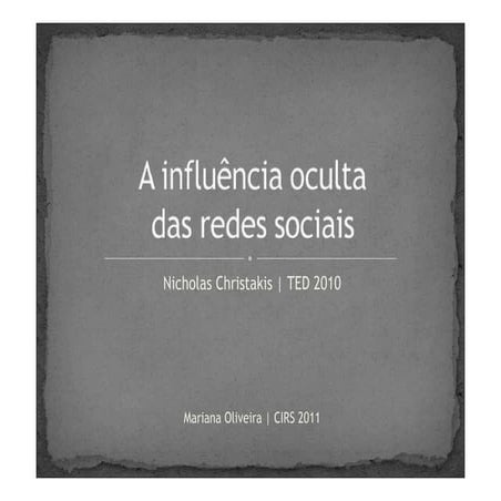 Mariana Oliveira - Minicurso Programas de Aprendizagem sobre redes sociais