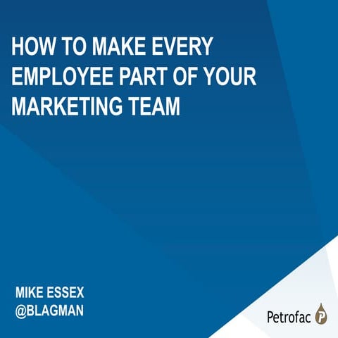 Mike Essex – BrightonSEO April 2016: Internal Communications: How to turn emp...