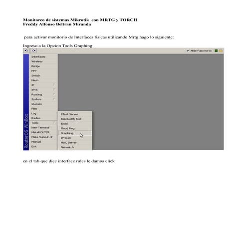 12 monitoreo con el mikrotik freddy beltran