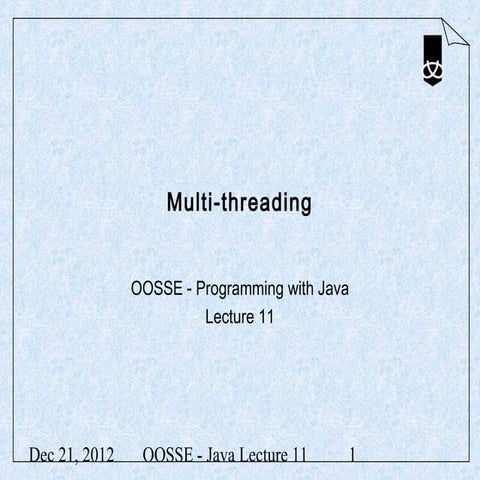 12 multi-threading | PPT