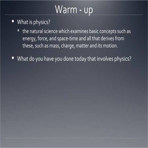 1-2 Physics & Measurement