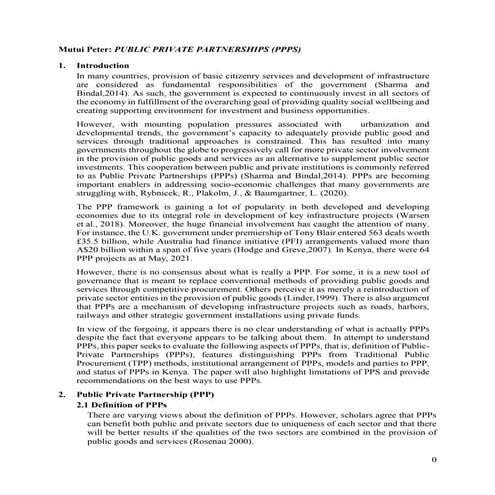 Public private partnerships (ppp) in disaster management | PDF