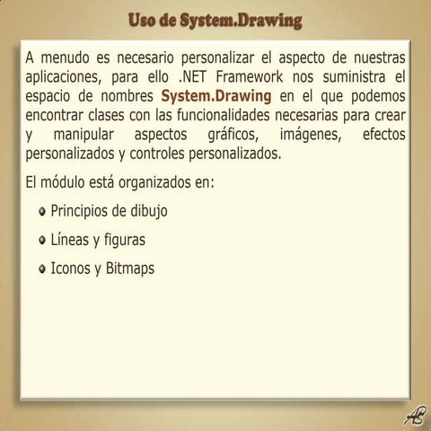 Framework .NET 3.5 12 Uso de system.drawing