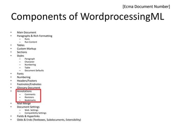 15 wordprocessing ml subject - fields and hyperlinks | PPT