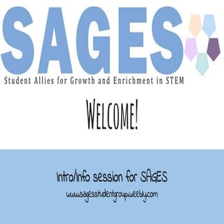 SAGES Info Presentation