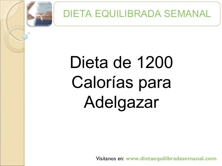 dieta equilibrada 1200 calorias