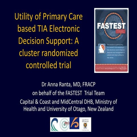 TestSafe – the Auckland Regional Clinical Data Repository | PPT