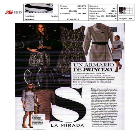 Clipping S Moda - El País 07/01/12 @ IED Barcelona