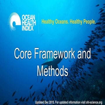 English - OHI Core Framework | PPTX