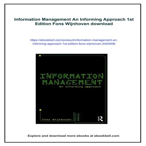 Information management | PPTX