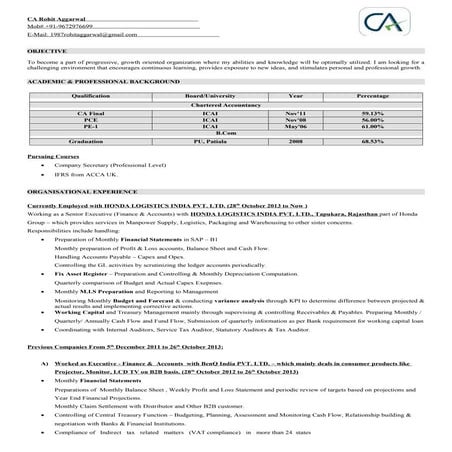 SALIM CV | DOCX