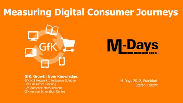 GfK NIS and nurago: Measuring Digital Consumer Journeys
