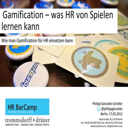 Gamification – was HR von Spielen lernen kann