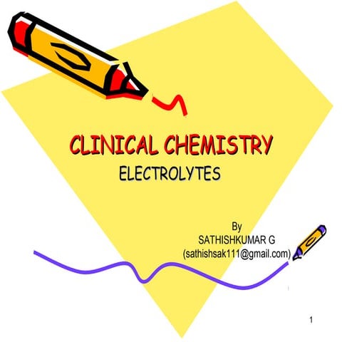 CLINICAL CHEMISTRY ELECTROLYTES