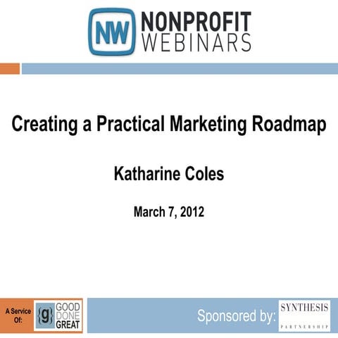 Creating a Practical Marketing Roadmap