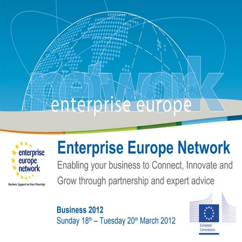 Business 2012 Workshops - 18th - 20th March 2012