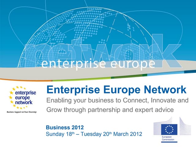 Business 2012 Workshops - 18th - 20th March 2012