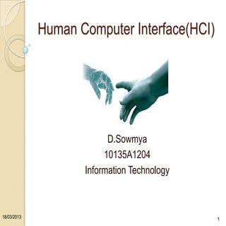 human computer interface