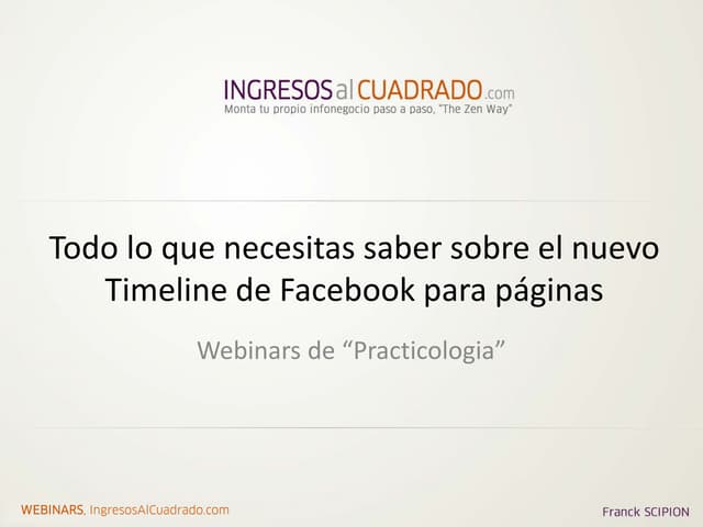 Todo lo que debes saber sobre el nuevo Timeline de Facebook para tu fan Page