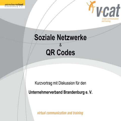Soziale Netzwerke und QR-Codes