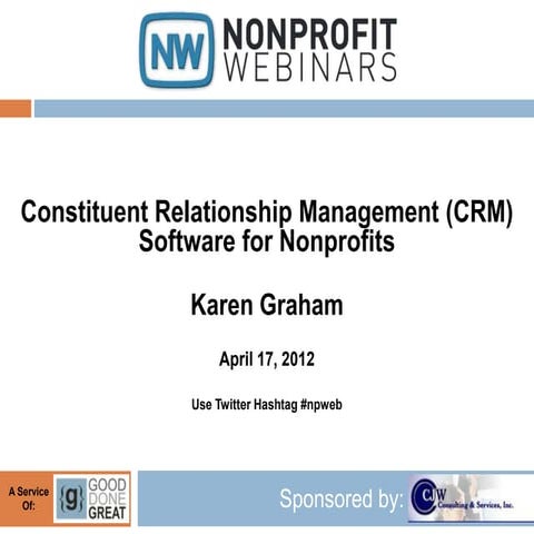 Constituent Relationship Management Software for Nonprofits