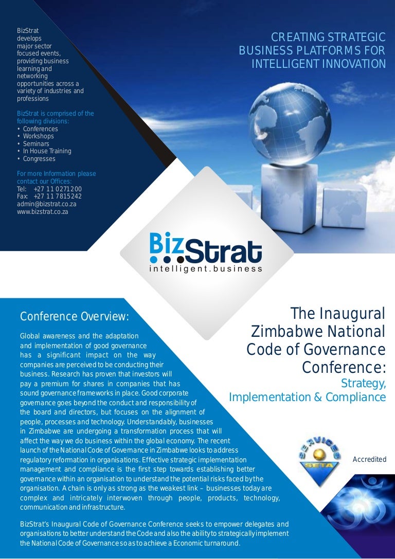 Zimbabwe National Code Of Corporate Governance Conference 2015.PDF