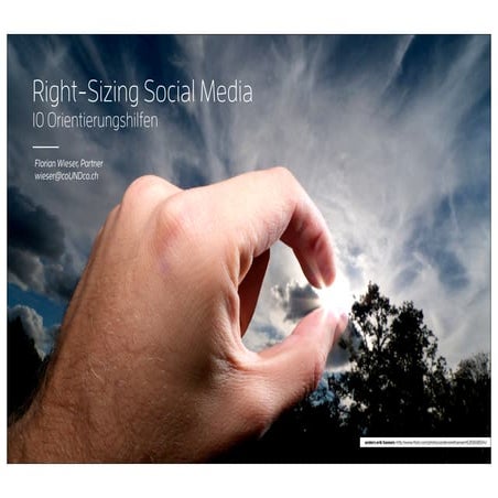 Right-Sizing Social Media