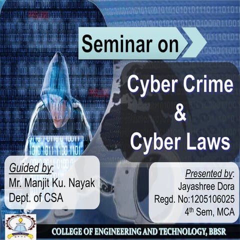 Cyber Crimeand Cyber Laws