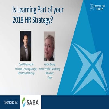 Is Learning Part of Your 2018 HR Strategy?