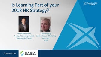Is Learning Part of Your 2018 HR Strategy?
