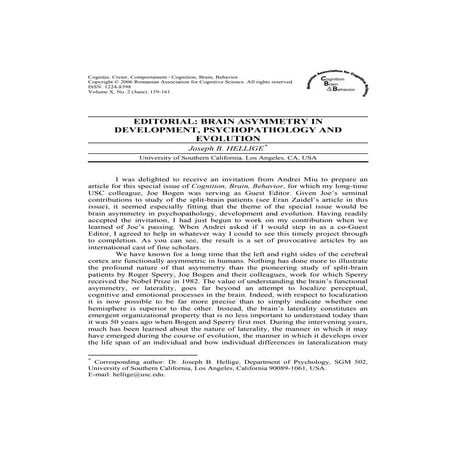 Sperry (1968) split brain study | PPT