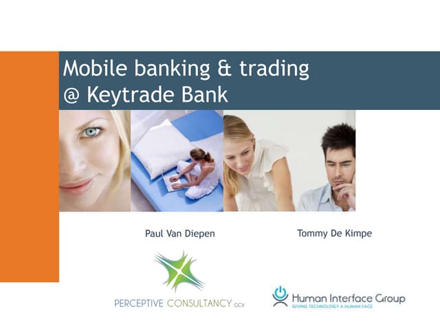 ADM: Mobile banking and trading website - Keytrade Bank