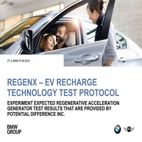 BMW ReGenX Test Protocol