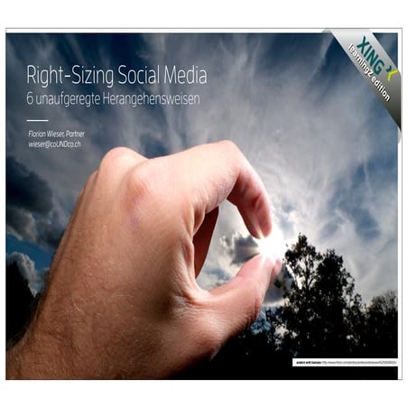coUNDco - Right-Sizing Social Media - XING learningZ edition