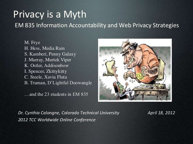 Privacy is a Myth TCC 2_12065